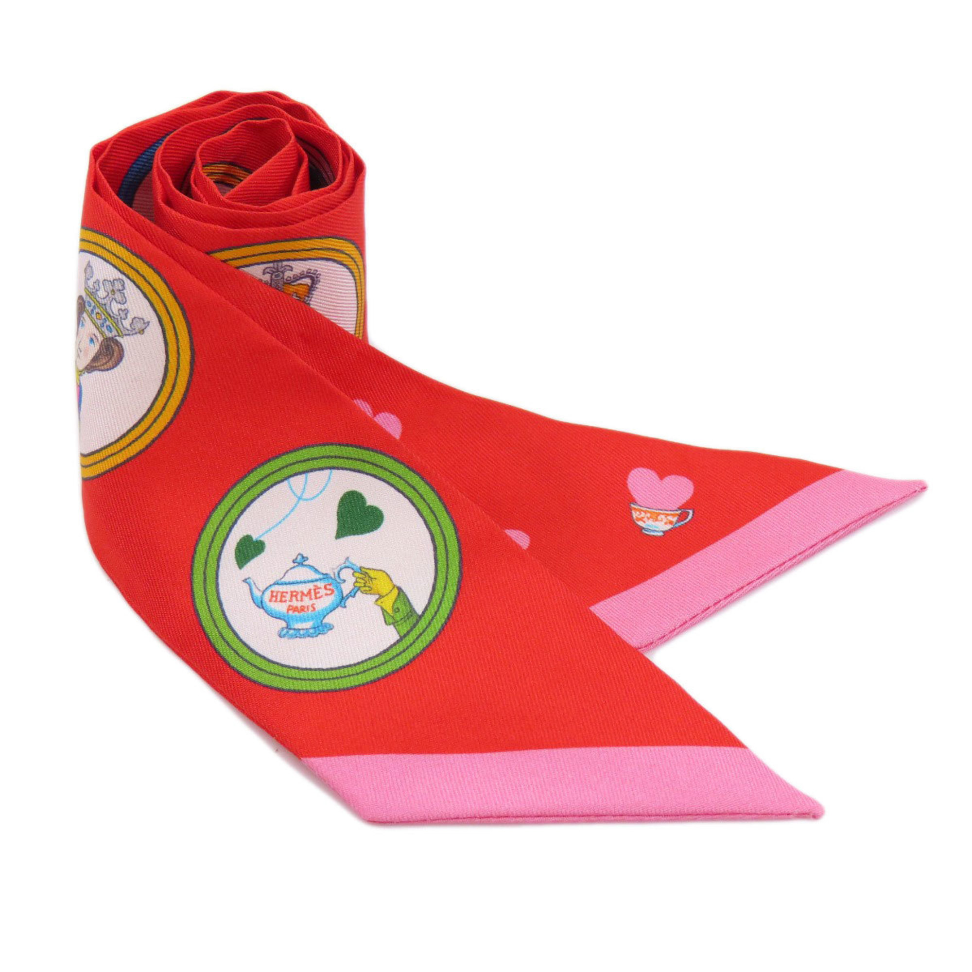 Hermes Twilly Scarf Silk Womens